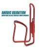 USHAKE Water Bottle Cages for MTB Bikes - Lightweight Aluminum Alloy Holder Brackets - Easy to Install with Drilled Holes - 2 Pack Red view 3