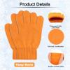ONESING 5 Pairs Winter Kids Gloves - Knit, Stretchy, Solid Finger for Boys and Girls view 3