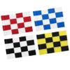 KINGTOP Checkered Golf Flag 20x14 Inch  Tube Inserted, 420D Nylon  Standard Putting Green Flags for Backyard Practice, Golf Courses, Country Club, Mixed Colors, 4-Pack view 1