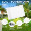 KINGTOP Miniature Golf Flagstick, Practice Putting Green Flags for Yard, Chipping Golf Pin Flag Hole Cup Set, Portable 2-Section Design, Blank White Flags, 3ft Flagpole, Indoor | Outdoor, 4-Pack view 3