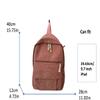 Fuvtory Kawaii Cute Cat Fuzzy Backpack Rucksack Daypack School Teen Girls Children Women (Cat face blue) view 3