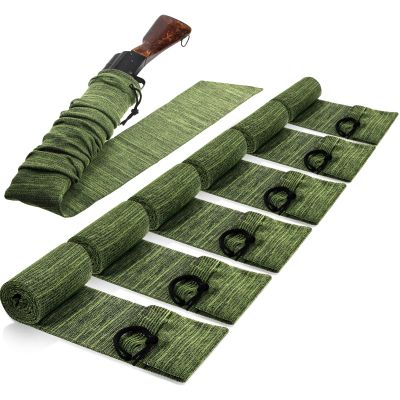 Sumind 6 Pcs Silicone Gun Sock Anti Rust, 55 Inch, Green