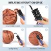 Pumteck MY01 Electric Ball Pump: Sports Ball Inflator with Inflation & Deflation Accurate Pressure Gauge and 4 Preset Modes for Basketball Soccer Football Volleyball Max 15 PSI view 4