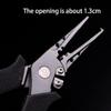 LUYILA Fishing Pliers, Fishing Hook Remover with Rubber Handle, Muti-Function Fishing Line Cutters with Sheath and Lanyard, Fishing Gear for Fishermen, Anglers view 3