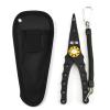 LUYILA Fishing Pliers, Fishing Hook Remover, Muti-Function Fishing Pliers Hook Remover Split Ring with Sheath and Lanyard (Color : Black) view 1
