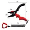 LUYILA Fishing Pliers,Saltwater Resistant Fishing Tools, Aluminum Fishing Pliers with Sheath & Lanyard, Fish Hook Remover for Fishermen Outdoor Fishing (Color : Blue) view 2