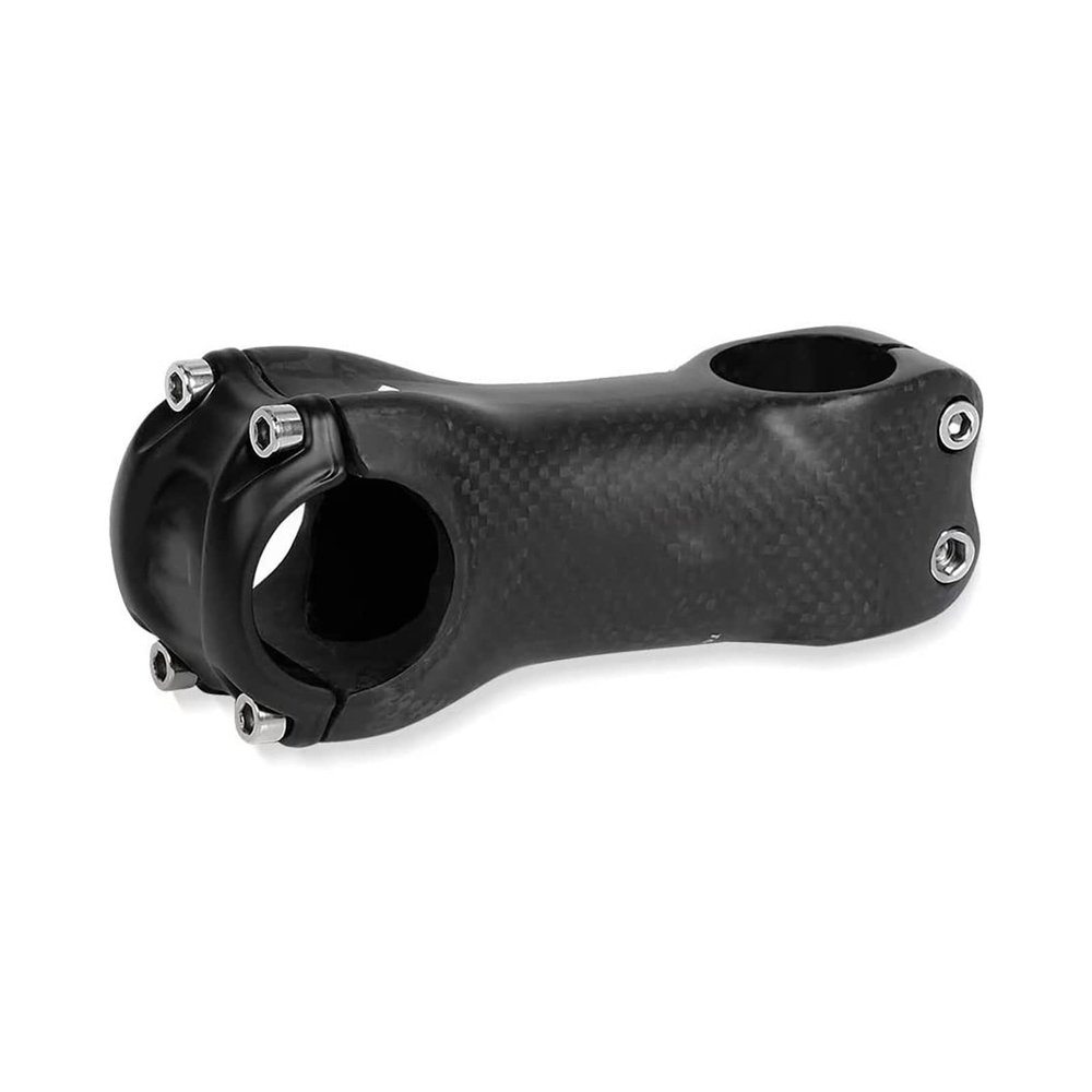 ZECHAO Full Carbon Fibre Bike Stem,Mountain Road Bike Bike Parts Angle 6/17 Degrees Cycling Handlebar 31.8mm Mountain Parts Bike Stem (Color : 6 Degrees, Size : 70mm)