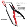 LUYILA Fishing Pliers,Saltwater Resistant Fishing Tools, Aluminum Fishing Pliers with Sheath & Lanyard, Fish Hook Remover for Fishermen Outdoor Fishing (Color : Red) view 3
