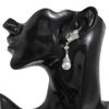 1920s Vintage Flapper Pearl Earrings Art Deco Earrings Roaring 20s Flapper Jewelry Wedding Dangle Earrings Women Gift view 4
