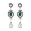 1920s Vintage Flapper Pearl Earrings Art Deco Earrings Roaring 20s Flapper Jewelry Wedding Dangle Earrings Women Gift view 1