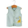 Baby Toddler Girls Boys Vest Soft Cotton Vest Sleeveless Cartoon Jacket Winter Lightweight Vests (Green, 6-12 Months) view 2