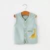 Baby Toddler Girls Boys Vest Soft Cotton Vest Sleeveless Cartoon Jacket Winter Lightweight Vests (Green, 6-12 Months) view 3