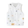 Baby Boys Girls Soft Cotton Vest Button Up Sleeveless Toddler Fuzzy Fall Winter Warm Vests Outerwear (G, 6-12 Months) view 1