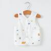 Baby Boys Girls Soft Cotton Vest Button Up Sleeveless Toddler Fuzzy Fall Winter Warm Vests Outerwear (G, 6-12 Months) view 3