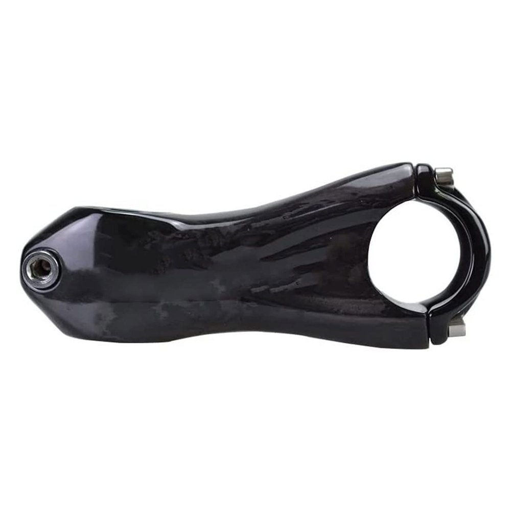 ZECHAO Carbon Fiber Mountain Bike Stem,10 Degree Handlebar Clamp 31.8mm Carbon Stem Road Bike Stem Cycling 80/90/100/110/120mm Bike Stem (Color : Black, Size : 100mm)