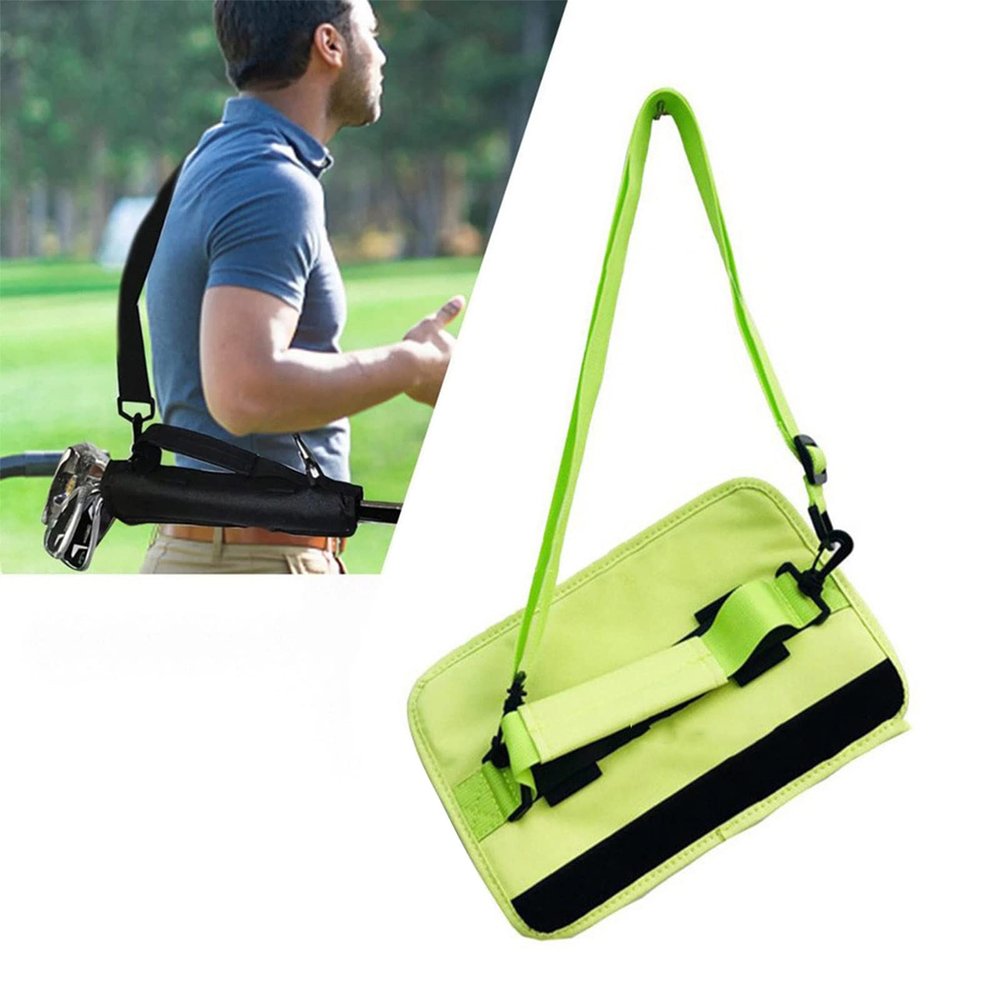 MOCIUN Golf Training Mat for Swing Detection Batting, Advanced Golf Hitting Mat, Path Feedback Golf Practice Mats, Analysis Swing Path and Correct Hitting Posture Golf Practice Mat (Cue Bags,Green)