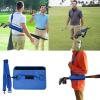 MOCIUN Golf Training Mat for Swing Detection Batting, Advanced Golf Hitting Mat, Path Feedback Golf Practice Mats, Analysis Swing Path and Correct Hitting Posture Golf Practice Mat (Cue Bags,Green) view 2