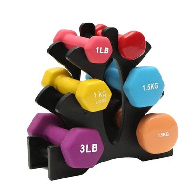 STOBAZA Dumbbell Storage Weight Stand Dumbbell Holder Rack Gym Accessory Floor Bracket for Home