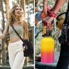64 oz Insulated Water Bottle - with Straw, Spout Lids, Bottle Sleeve & Paracord Handle, Sports Gym Workout Metal Waterbottle Cold 48H, Hot 24H, Half Gallon Stainless Steel Water Jug Thermo Flask view 4