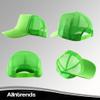 ALLNTRENDS Merry Rexmax Trucker Hat Adult Embroidered Xmas Party Hats Holiday Cap (Neon Green) view 3