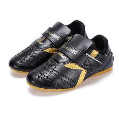 DAFLIN Taekwondo Shoes, Breathable Martial Arts Sneakers, Sport Boxing Kung Fu Taichi Lightweight Shoes for Adults and Children (Color : Black, Size : 41 EU)