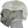Aifordge Tactical Helmet Mask Protective Full Face Clear Goggle Skull Masks Dual Mode Wearing Design Adjustable Strap Costume Parties and Movie Props view 4