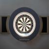 Dart Board Cabinet Set with LED Light; Bristle Dartboard, Built in LED Light, Darts and Chalkboards view 2