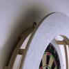 Dart Board Cabinet Set with LED Light; Bristle Dartboard, Built in LED Light, Darts and Chalkboards view 4