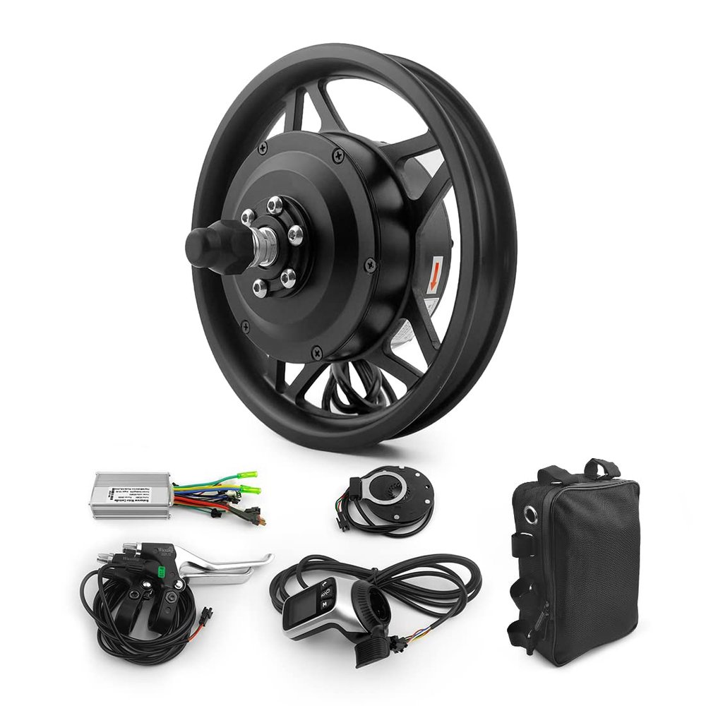36V 250W Bike 12 Inch Motor Wheel Kit With LCD Thumb Throttle For scooter Bicycle Small Front Rim (36V 250W)