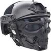 Aifordge Tactical Helmet Mask Protective Full Face Clear Goggle Skull Masks Dual Mode Wearing Design Adjustable Strap Costume Parties and Movie Props view 1
