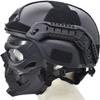 Aifordge Tactical Helmet Mask Protective Full Face Clear Goggle Skull Masks Dual Mode Wearing Design Adjustable Strap Costume Parties and Movie Props view 3
