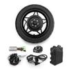 36V 250W Bike 12 Inch Motor Wheel Kit With LCD Thumb Throttle For scooter Bicycle Small Front Rim With tire (36V 250W Black) view 1