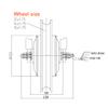 36V 250W Bike 12 Inch Motor Wheel Kit With LCD Thumb Throttle For scooter Bicycle Small Front Rim With tire (36V 250W Black) view 4