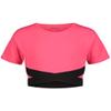 Calvin Klein Girls' Short Sleeve Performance T-shirt, Crew-neck Neckline & Logo Detailing, Azalea Cross, 8-10 view 1
