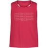 Calvin Klein Girls' Performance Tank Top, Sleeveless & Crew-Neck Neckline, Logo Detailing, Azalea Twist, 8-10 view 1