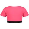 Calvin Klein Girls' Short Sleeve Performance T-Shirt, Crew-Neck Neckline & Logo Detailing, Azalea Cross, 7 view 2
