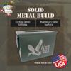 Olive Drab Green M19A1 30 Cal Ammo Can  If It Flies It Dies Laser Engraved Metal Ammo Storage Box  Durable, Waterproof Storage Box for Tools - Versatile Ammunition Box for Outdoor Enthusiasts view 2
