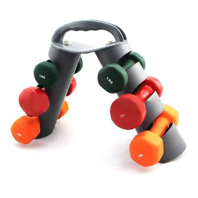 BELUND 3tiers Dumbbell Rack, Foldable Dumbbell Stand with Handle, Easy to Carry, Suitable for Home and Outdoor Carry at Any Time,Stand Only