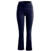asntrgd Yoga Pants for Women with Pockets Split Hem V Cross Hide Belly Butt Lifting Pants Wide Leg Flare Bootcut Leggings view 4