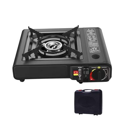LNGODEHO Camping Portable Cassette Stove Adjustable Cooking Gas, Dual-Purpose Picnic with Carrying Case for Outdoor BBQ Cooking Stove Furnace Cookware (No Gas)