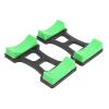 BELUND 2pcs Dumbbell Bracket Mat,Portable Dumbbell Rack Storage Frame Stand Floor Protection Holder Home Gym Equipment (Size : 9.6X4.1in) view 1