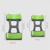 BELUND 2pcs Dumbbell Bracket Mat,Portable Dumbbell Rack Storage Frame Stand Floor Protection Holder Home Gym Equipment (Size : 9.6X4.1in) view 3