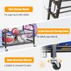 Dumbbell Rack Stand, Home Gym Storage for Dumbbells Kettlebells Yoga Mat and Balls, All in One Workout Storage with Wheels,Stand Only view 4
