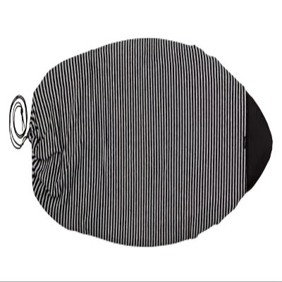 Ronix Sleeping Sack Surf Sock - Pointy Nose - Black/White - Up To 6'