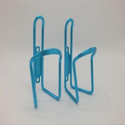 Blue Water Bottle Cage Pair Road Mountain Hybrid Confort Cruiser Bike Frame Mount Aluminum Alloy