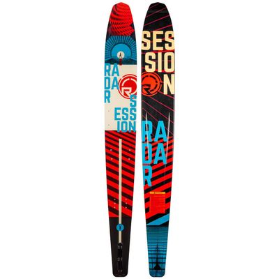 Radar Water Ski 65" - Men's Session - Black / Red / Blue