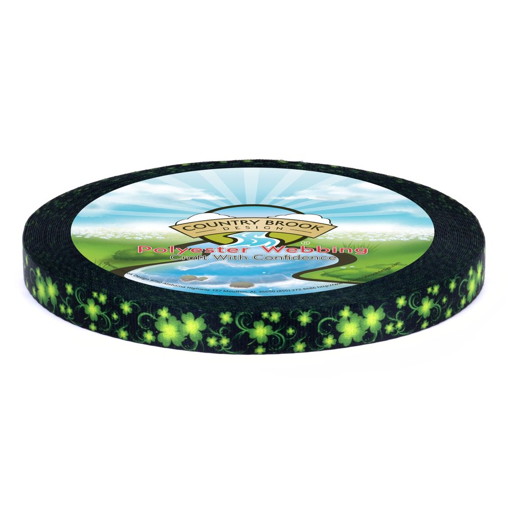 Country Brook Design - Clovers in The Wind Lite Tape (1/2 Inch, 50 Yards)