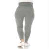 Leggings Depot Women's Maternity Leggings Over The Belly Pregnancy Casual Yoga Tights (Heather Grey, 3X) view 3