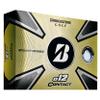 2023 Bridgestone Golf e12 Contact Golf Balls, White view 1