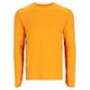 Simms SolarFlex Crewneck Long Sleeve Fishing Shirt for Men: UPF 50+ Sun Protection, Quick-Dry, Odor-Resistant (Sunrise/Sun Glow, Large) view 1